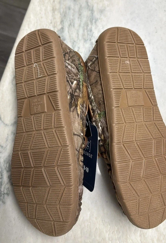 Zapatillas de mocasín Realtree Xtra George de cuero genuino camufladas para hombre: S-XL Foto 2 de 3