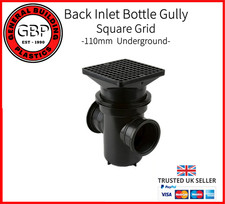 Underground Drainage 110mm PVC Pipe Fitting Coupler Bend Gulley Socket Trap Grid