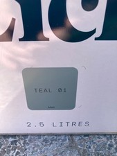 NEW unopened Lick paint 2.5l teal matt emulsion 