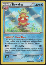 Slowking 21/122 Holo Rare Pokemon XY BREAKpoint MP/HP