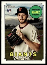 2018 Topps Heritage Andrew Suarez Rookie San Francisco Giants #629
