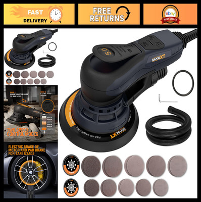 MAXXT 5mm Random Orbital Palm Sander Brushless Motor 5/6 Inch Pad