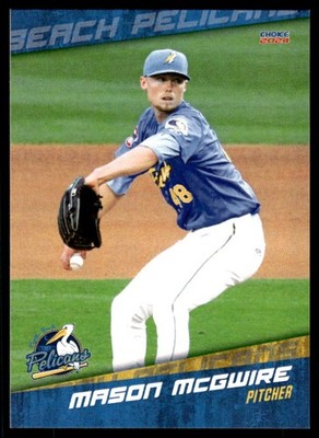 2024 Mason McGwire Choice Minor League Rookie RC Myrtle Beach Pelicans