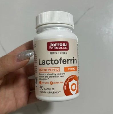 Jarrow Formulas Lactoferrin 250 mg - Immune-Supporting Glycoprotein - for Health