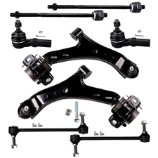 8x Fit For 2005-2010 Ford Mustang Base 4.0L Front Lower Control Arm Tie Rod End