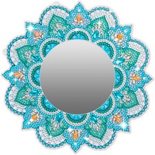 DIY Diamond Art Painting Mirror for Adults DIY Special Shaped Crystal Diamond Ar
