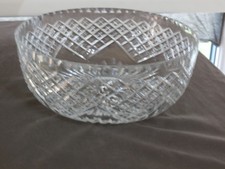 Vintage Edinburgh Crystal  9"  Fruit / Salad Serving  Bowl  - Stamped  - Ex Cond