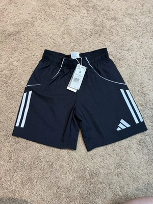 Adidas Tiro 25 Youth Soccer Shorts Boys Size Small Black New - Image 1 of 2