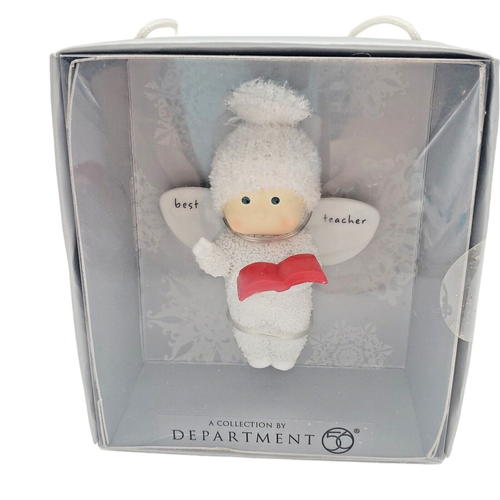 Dept 56 Angel Gifts Best Teacher Christmas Angel Ornament NEW - 第 1/4 張圖片