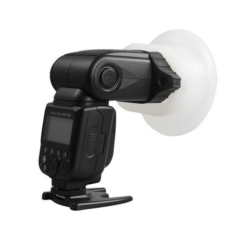 Selens magnetisch 3 in 1 Blitzmodifikator Kugeldiffusor KIT für Speedlite Blitze - Bild 5 von 12