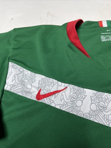 MEXICO 2006/2007 HOME FOOTBAL SHIRT SOCCER GREEN JERSEY NIKE MEN SIZE LARGE - Picture 5 of 10