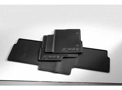 10 Thru 14 Ford F 150 Raptor Svt Oem Black Rubber Floor Mats Super
