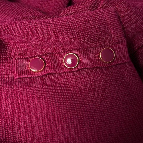 Talbots Berry Pink Open Front Modal Cardigan Sweater Size Medium - Picture 7 of 9