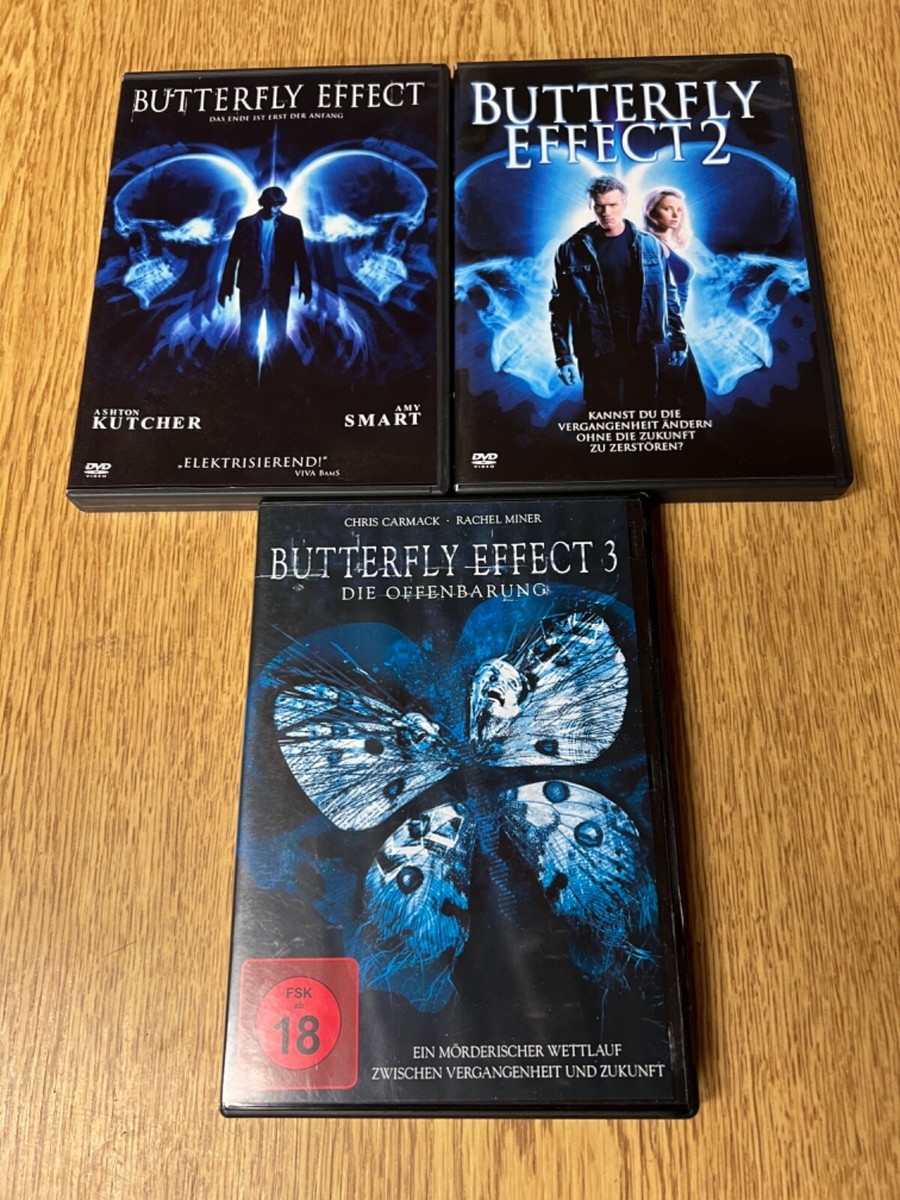 Butterfly Effect 1, 2 & 3 | 3-DVD-Set | FSK 18 | Zustand sehr gut