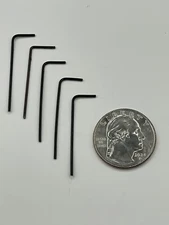 (Qty 5) Allen Wrench .035" (.035, 0.035, 0.035) SAE Short Arm Hex Keys