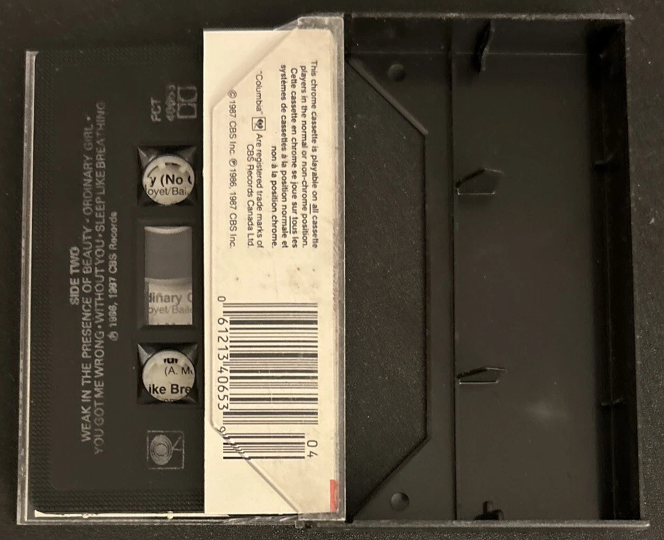 Alison Moyet Raindancing FCT40653 Cassette Tape Is This Love? (CBS 1987 Used) - Image 4 of 4