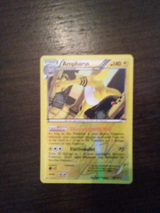 Ampharos 40/124  Reverse Holo Rare Dragons Exalted Pokemon TCG