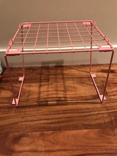 Pink Square Locker Shelf. Used but in excellent Condition. Free Shipping.