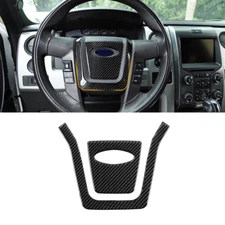 Steering Wheel Center Panel Covers Trim Sticker For Ford F150 Raptor 2009-2014