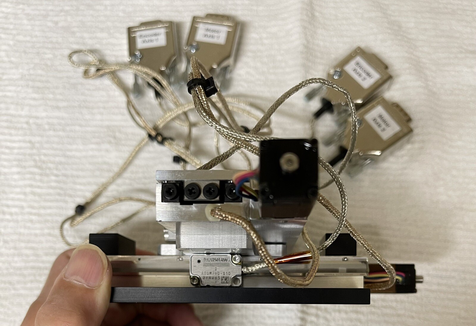 Optical Fixture of RENISHAW ATOM2D0-S10 ATOM Encoder/Monitor (2 Sets ...