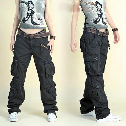 2022 Fashion Hip Hop Loose Pants Jeans Loose Cargo Pants Women Hot | eBay