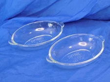 PYREX Clear Glass Oval Bowl 1 Cup Dessert AuGratin Individual Serving Dish #328