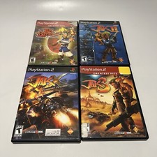 Jak and Daxter 1 2 3 Trilogy + X Combat Racing (Sony Playstation 2 PS2) Lot