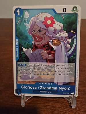 One Piece Card Game Gloriosa - OP07-041 - 500 YEARS IN THE FUTURE - ENGLISH PR | eBay One Piece Card Game Gloriosa - OP07-041 - 500 YEARS IN THE FUTURE - ENGLISH PR | eBay