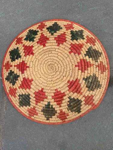 Vintage Authentic Southwest Wedding Ceremony Handmade Hand Dyed Baskets - Picture 4 of 6