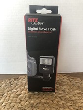 Ritz Gear Digital Slave Flash with Camera Bracket for Digital DSLR Cameras