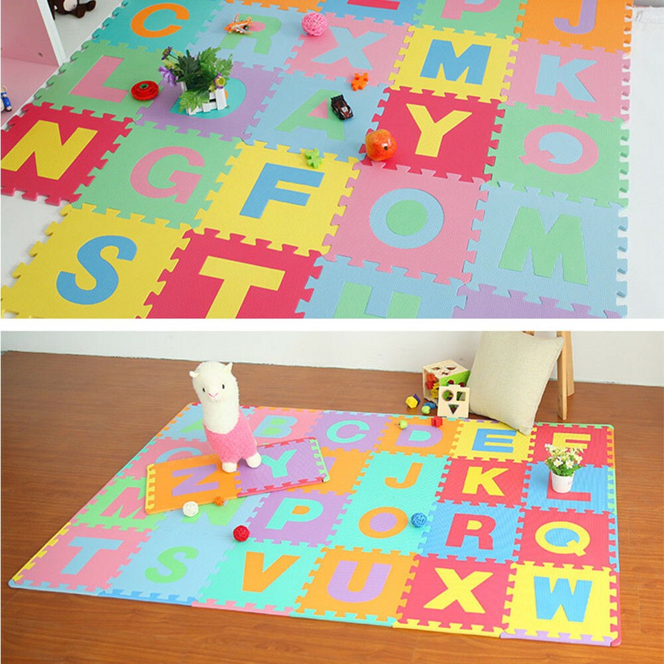 36Pcs Baby Play Mat Infant Floor Numbers Crawling Kids Childrens Foam