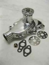 Small Block Chevy Polished Aluminum Water Pump Short Sbc 283 327 350 High Volume