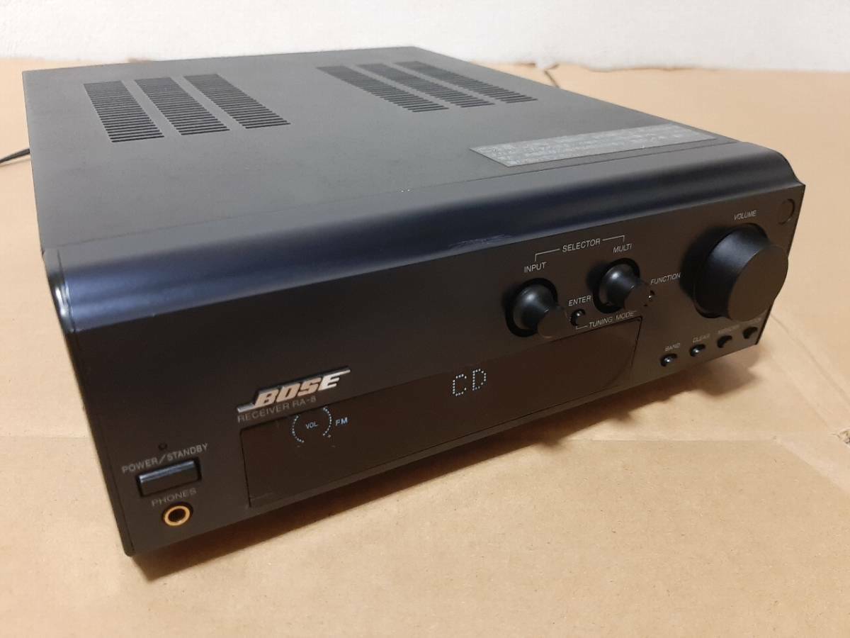 BOSE RA-8 Integrated Amplifier Black w/ Power Supply Free BOSE RA-8 Integrated Amplifier Black w/ Power Supply Free
