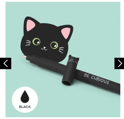 Legami Stift KITTY (Katze) - NEU - Löschbarer Gelstift