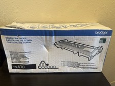 Genuine Brother TN-630 Black Toner Cartridge TN630 OEM New Sealed Worn Box