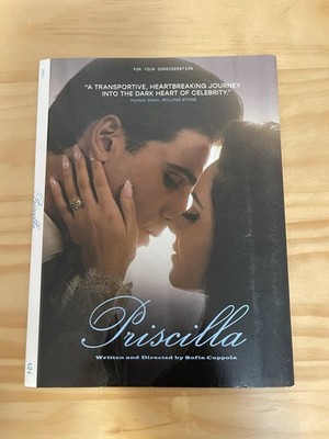 Priscilla FYC DVD 2023 Cailee Spaeny Jacob Elordi Sofia Coppola Elvis a24