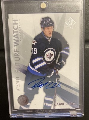 2016-17 SP Authentic Patrik Laine  FW Future Watch Rookie RC Auto - Jets