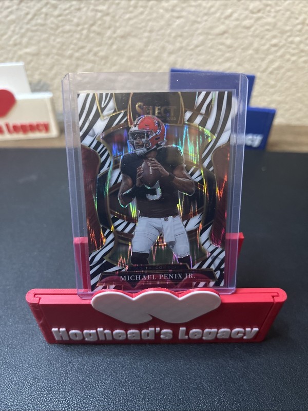 2025 Panini Select - Concourse Michael Penix Jr. #46 Zebra Shock Prizm
