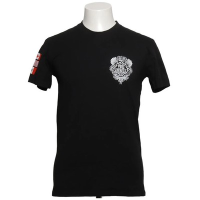 As Colour, T-shirt, Größe: S, Staple, Schwarz, Baumwolle/Viskose, Print #j5m