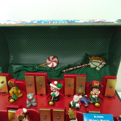 Disney Mr. Christmas Mickey's Musical Toy Chest Vintage Music Box