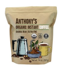 Anthony's Organic Instant Coffee14oz Ultra Fine Microground Gluten Free Arabica