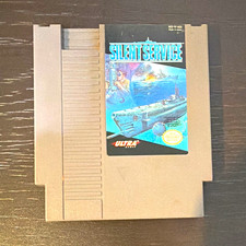 Ultra Games Silent Service NES Nintendo Video Game Cartridge