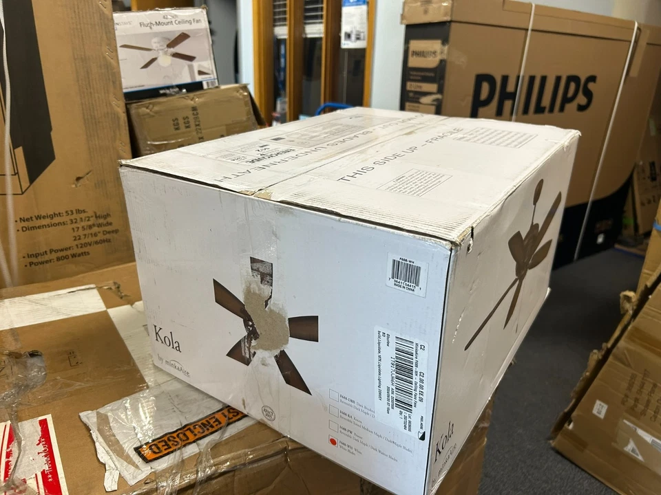 MinkaAire F688-WH Kola 52" 5 Blade Indoor Ceiling Fan, White - Image 3 of 4