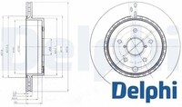 2X Bremsscheibe Delphi BG4287 2 Bremsscheiben Hinterachse Hinten FüR Subaru