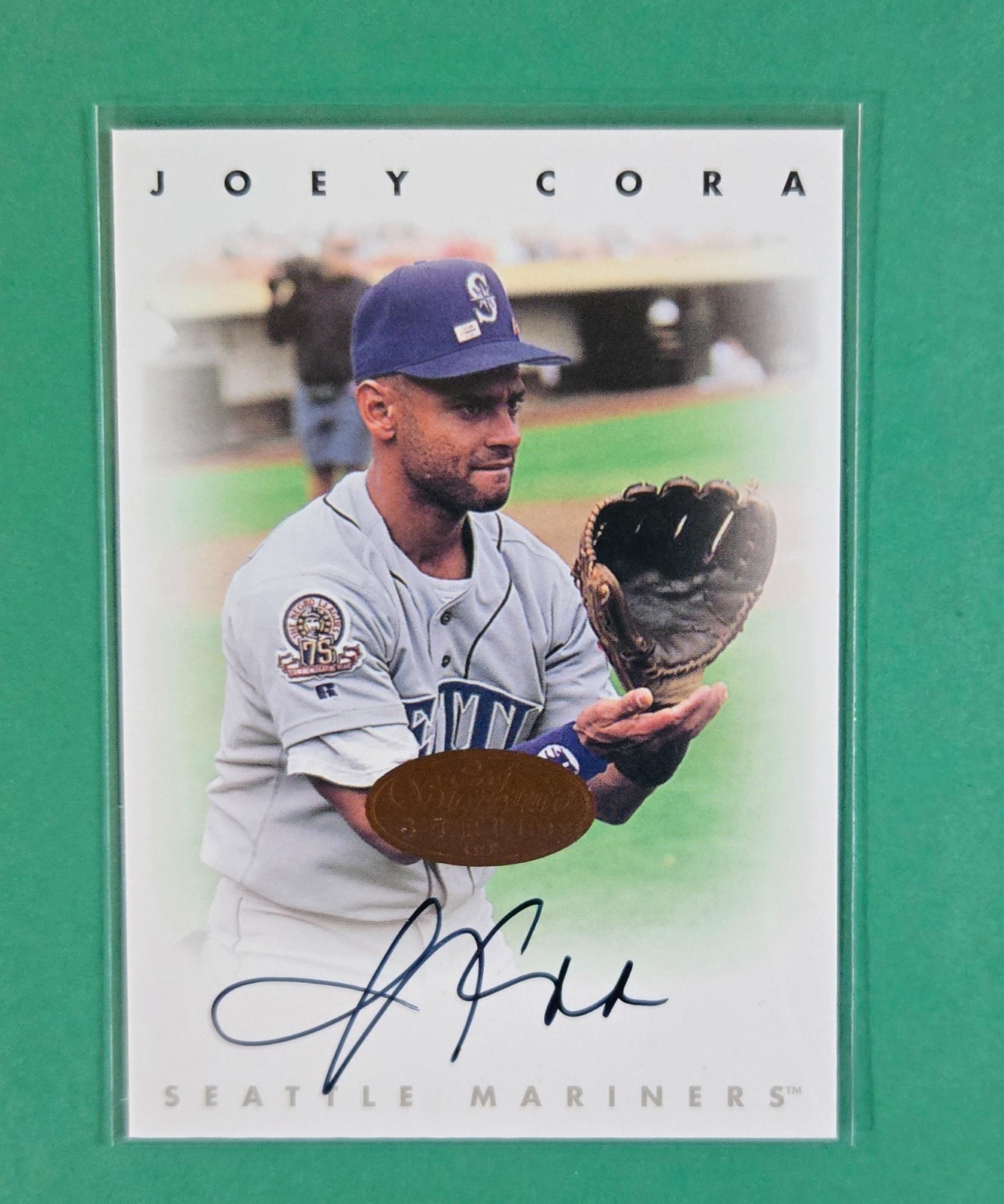 1996 Leaf Signature Series - Bronze Autographs: Joey Cora
