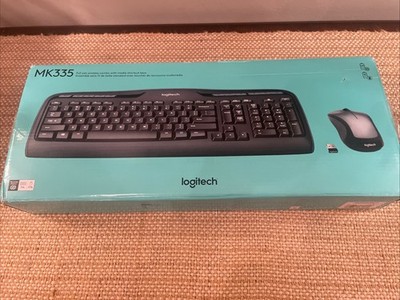 Logitech MK235 920-007897 Wireless Keyboard and Mouse - Black - Sealed NIB