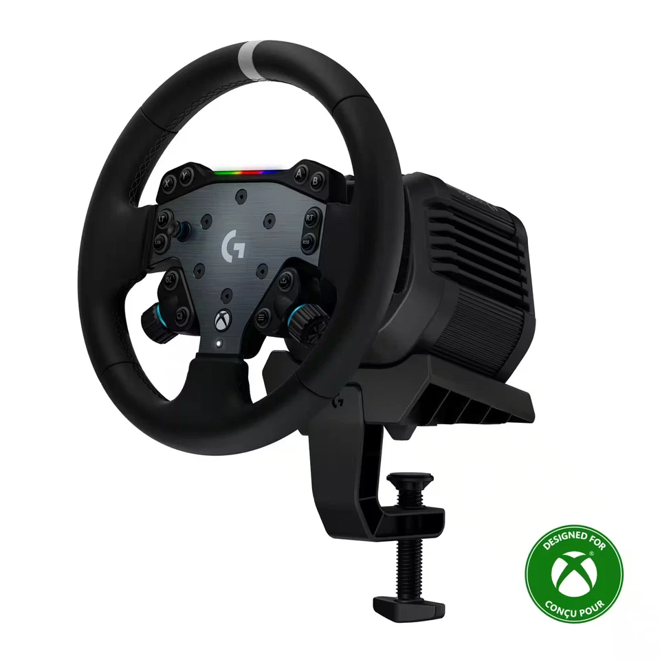 Logitech - RS50 System 3-Piece Sim Racing Steering Wheel Setup - RS50 Wheel b...