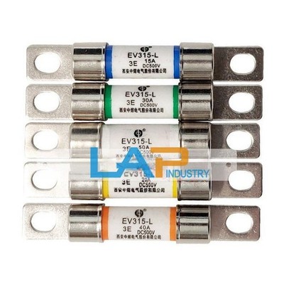 QTY:1 EV315-L-3E10A-15A-20A-30A-40A 500VDC Fuse Tube High Temperature Resistance