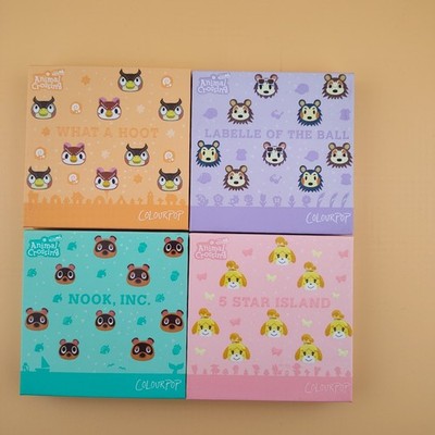 Animal Crossings eyeshadow True Friends Hoot Labelle 5 Star Island Nook book 