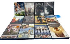 Lot of 12 Religious and Family DVDs Inspirational Entertainment  